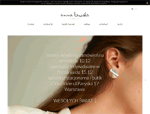 Tablet Screenshot of annalawska.com